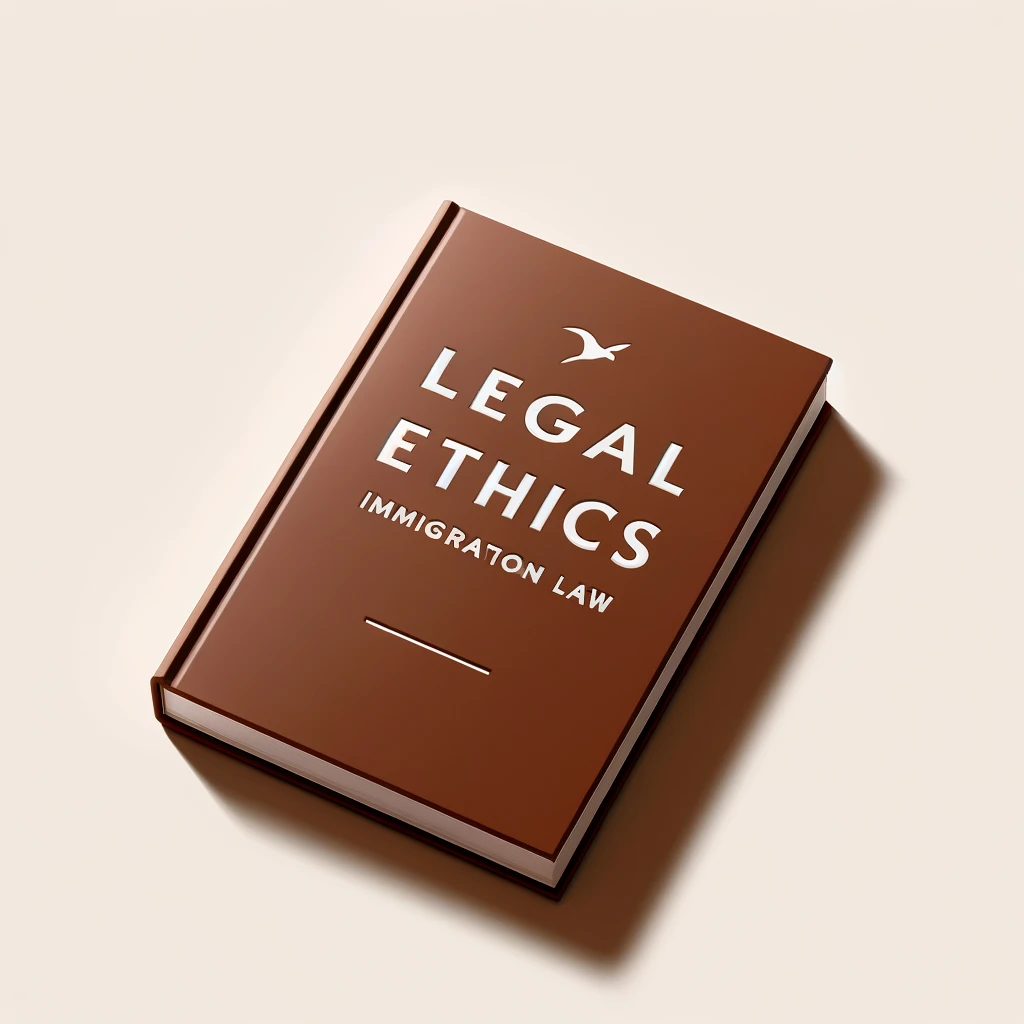 Legal ethics in immigration law book photo